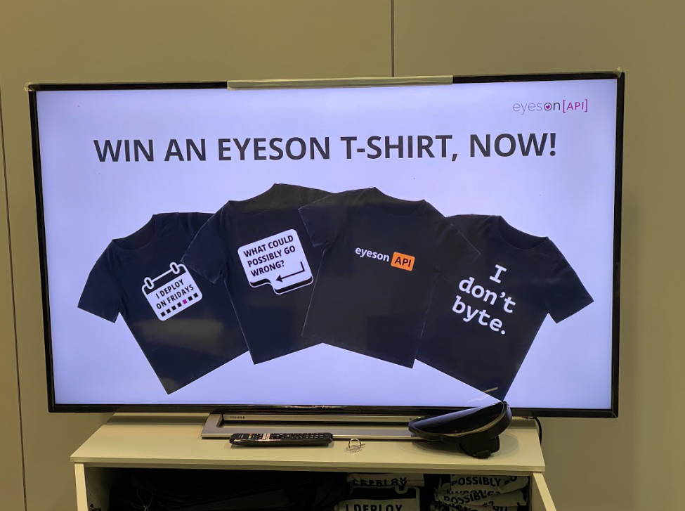 eyeson t-shirts at we are developers