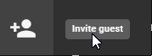 Invite Guest to a running meeting