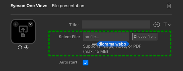 Drag and Drop file input