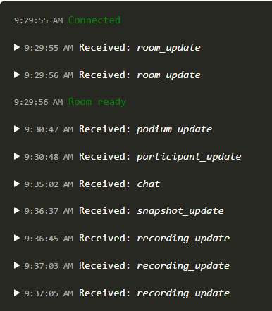 a screenshot of the Meeting Observer in action